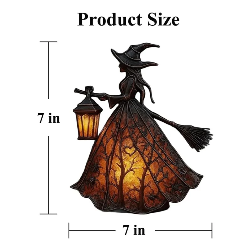 Gothic Witch Table Lamp