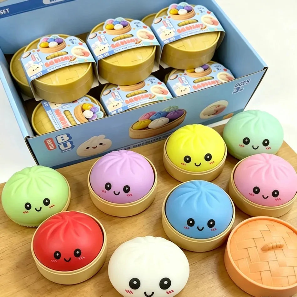 Viral Dumpling Squishy – Cute Slow-Rising Stress Relief Fidget Toy