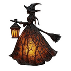 Gothic Witch Table Lamp