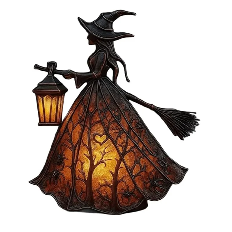 Gothic Witch Table Lamp