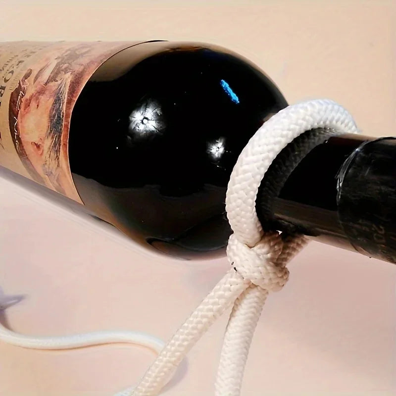 Suspended Snake Wine Bottle Rack