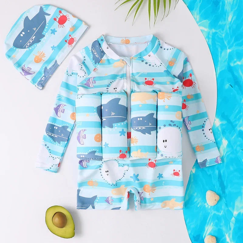 Kids Buoyancy Swim Rash Guard