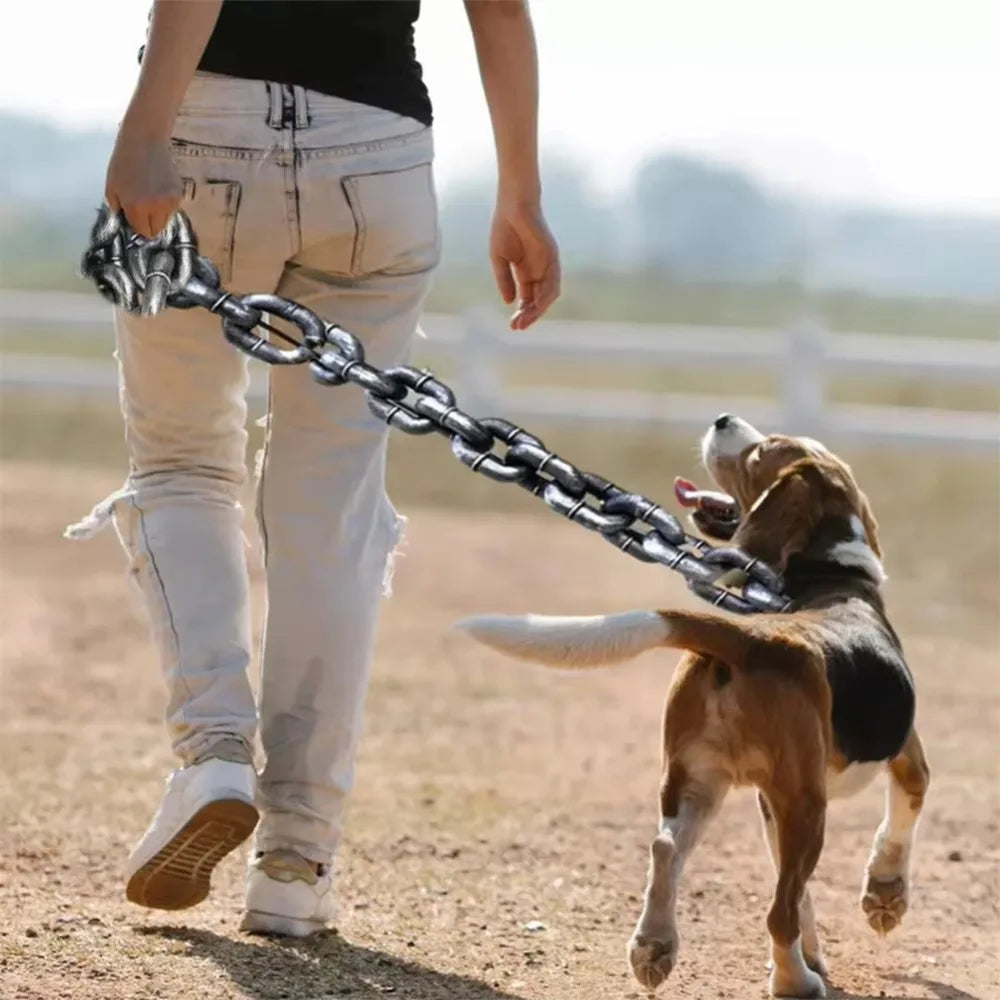 Lightweight Simulated Dog Chain Leash