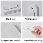USB Rechargeable Clip-On Book Light