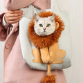 Lion-Shaped Cat Carrier Bag
