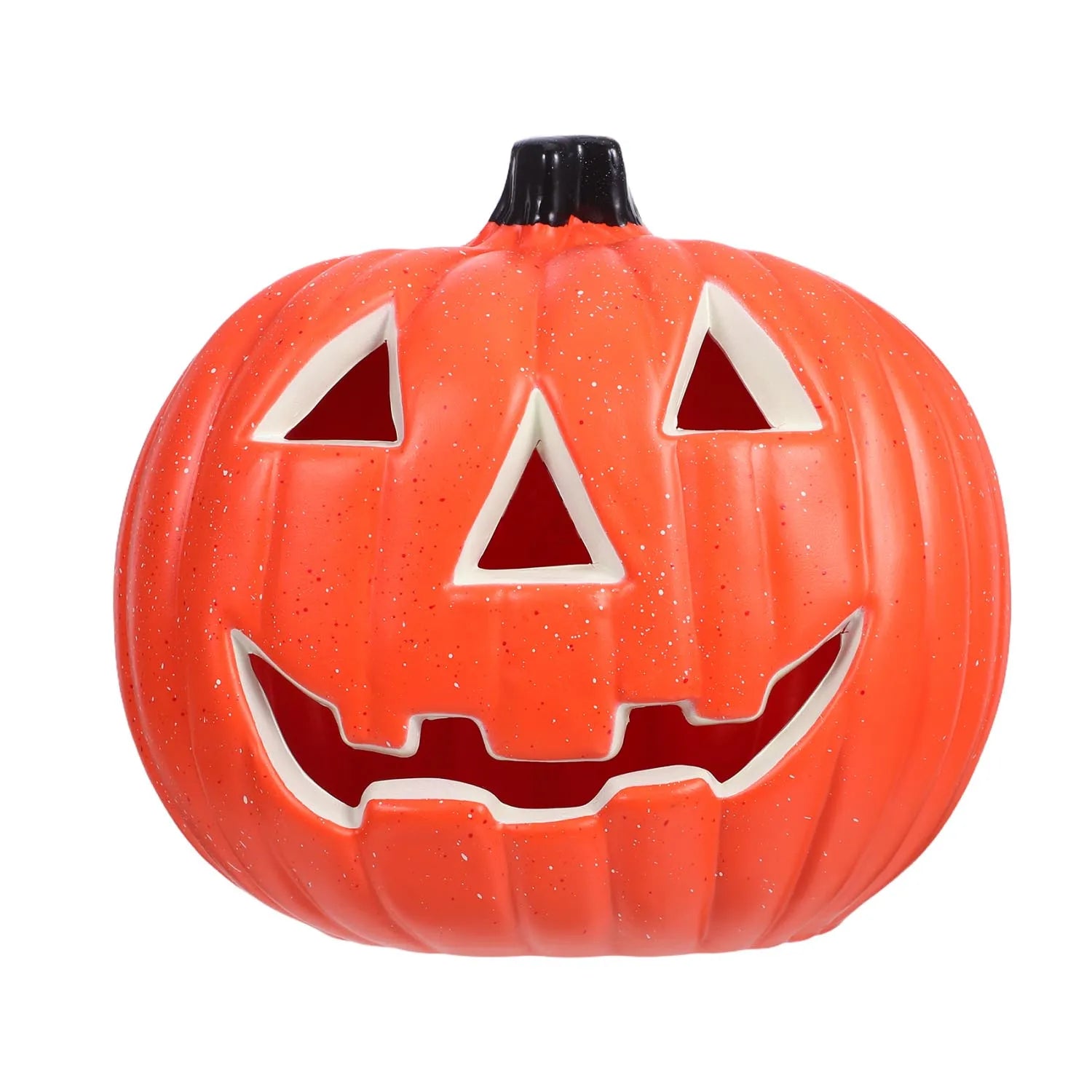 Light-Up Pumpkin Halloween Statue