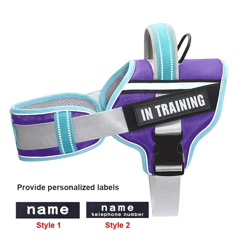 No-Pull Reflective Dog Harness
