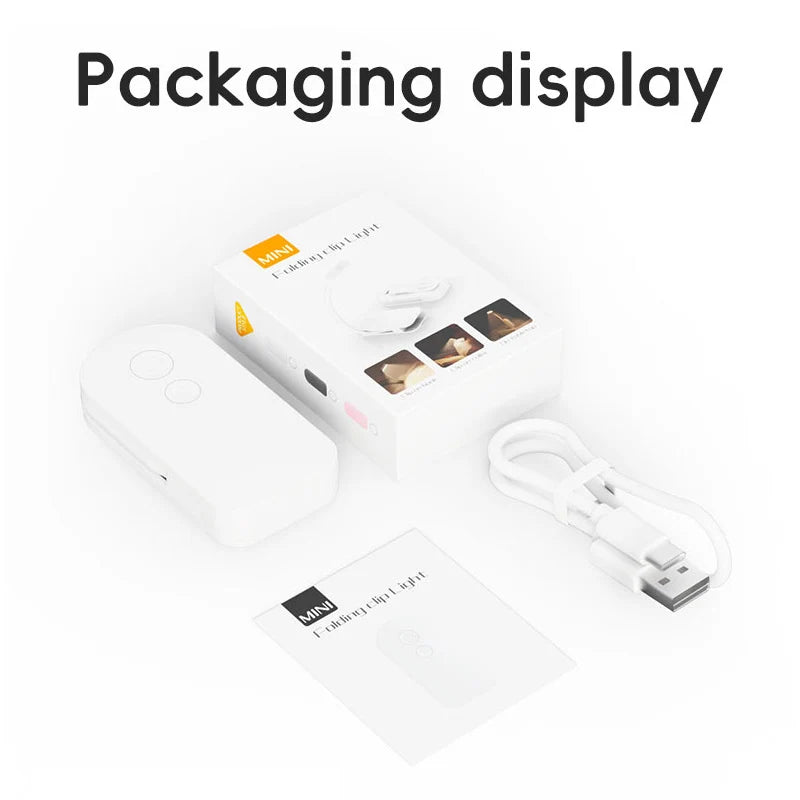 USB Rechargeable Clip-On Book Light