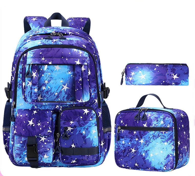 Girls School Backpack Three-Piece Set