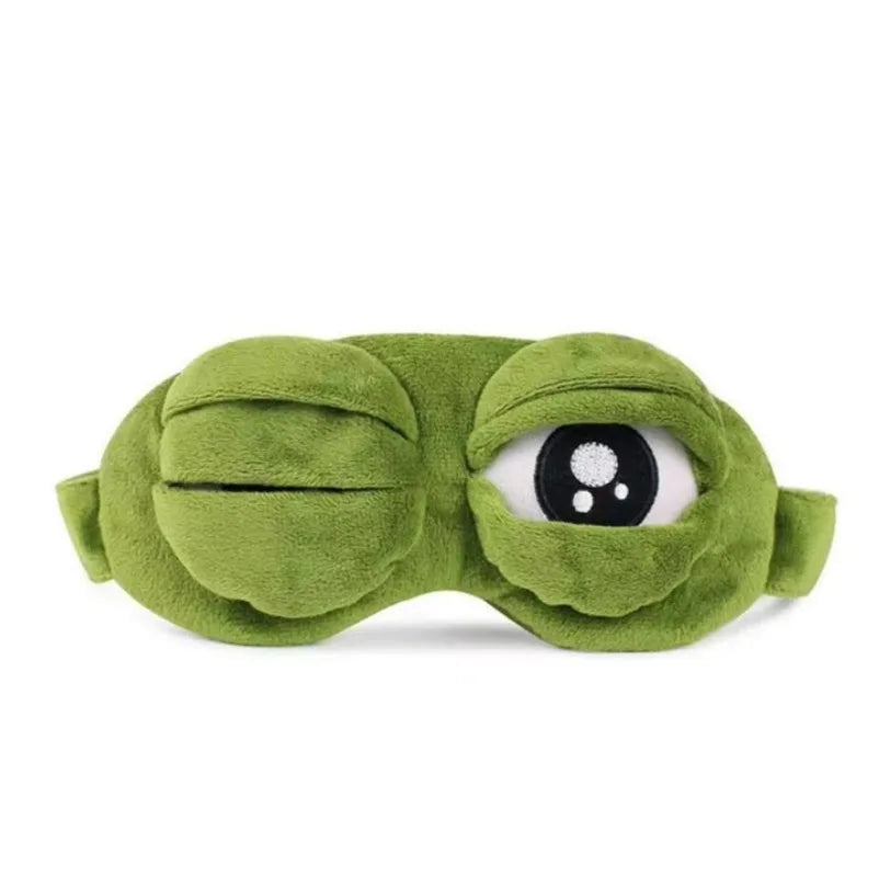 Plush Frog Sleep Eye Mask