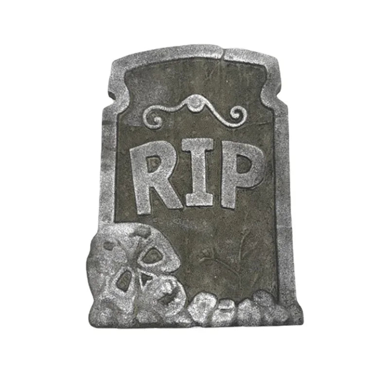 Foam Halloween Tombstone Decor Set