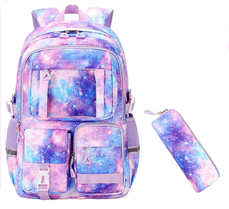 Girls School Backpack Three-Piece Set